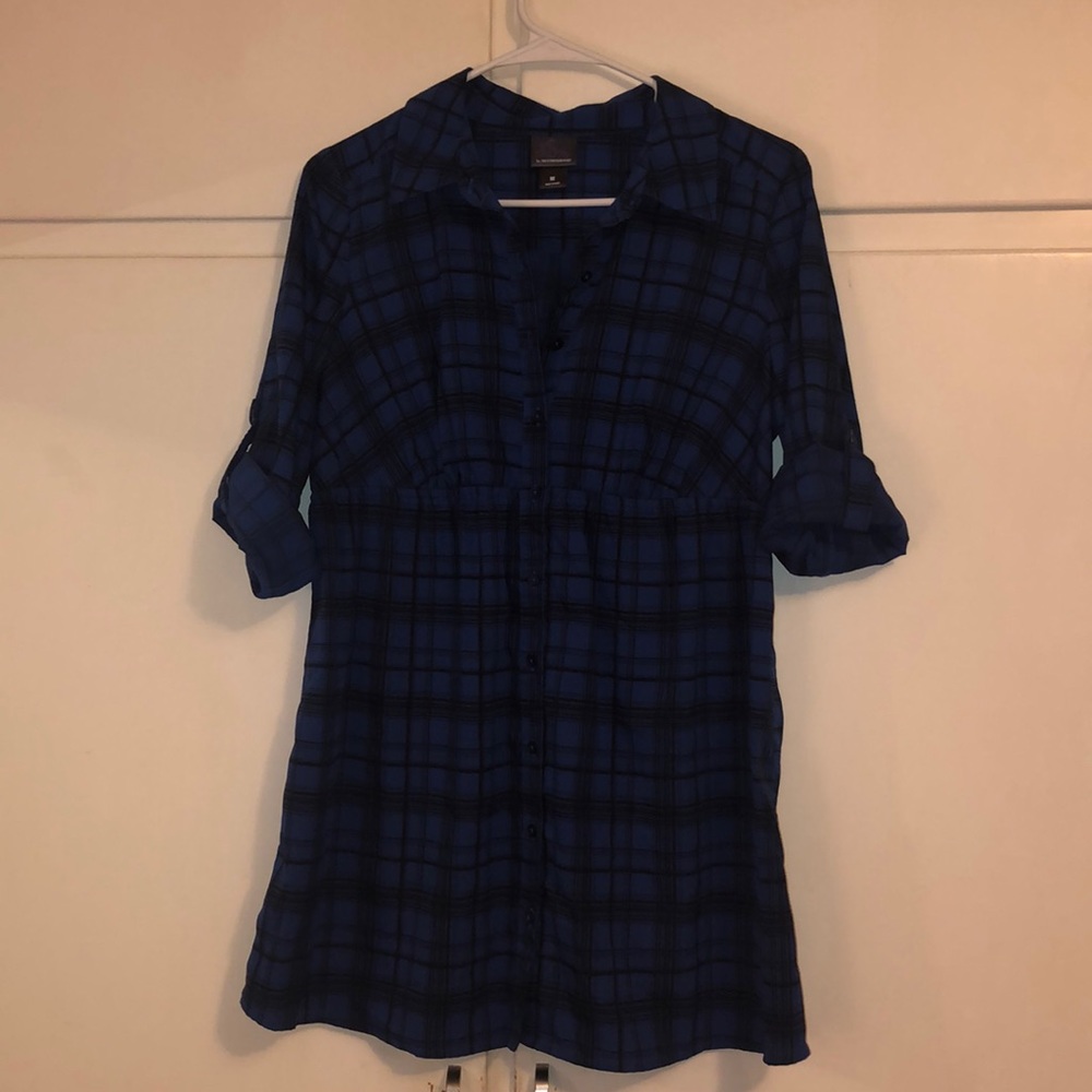 Maternity blouse, empire waisted
